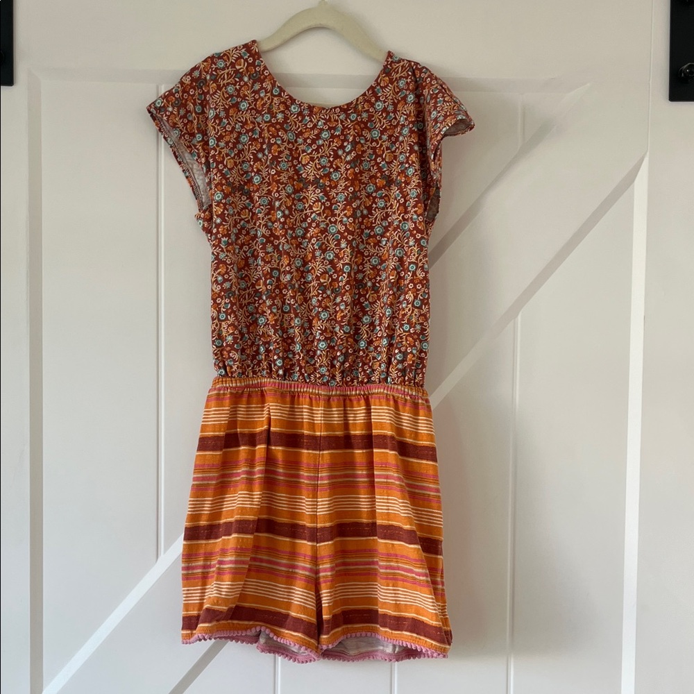 Matilda Jane Sz 10. Floral and Striped Kids Dress